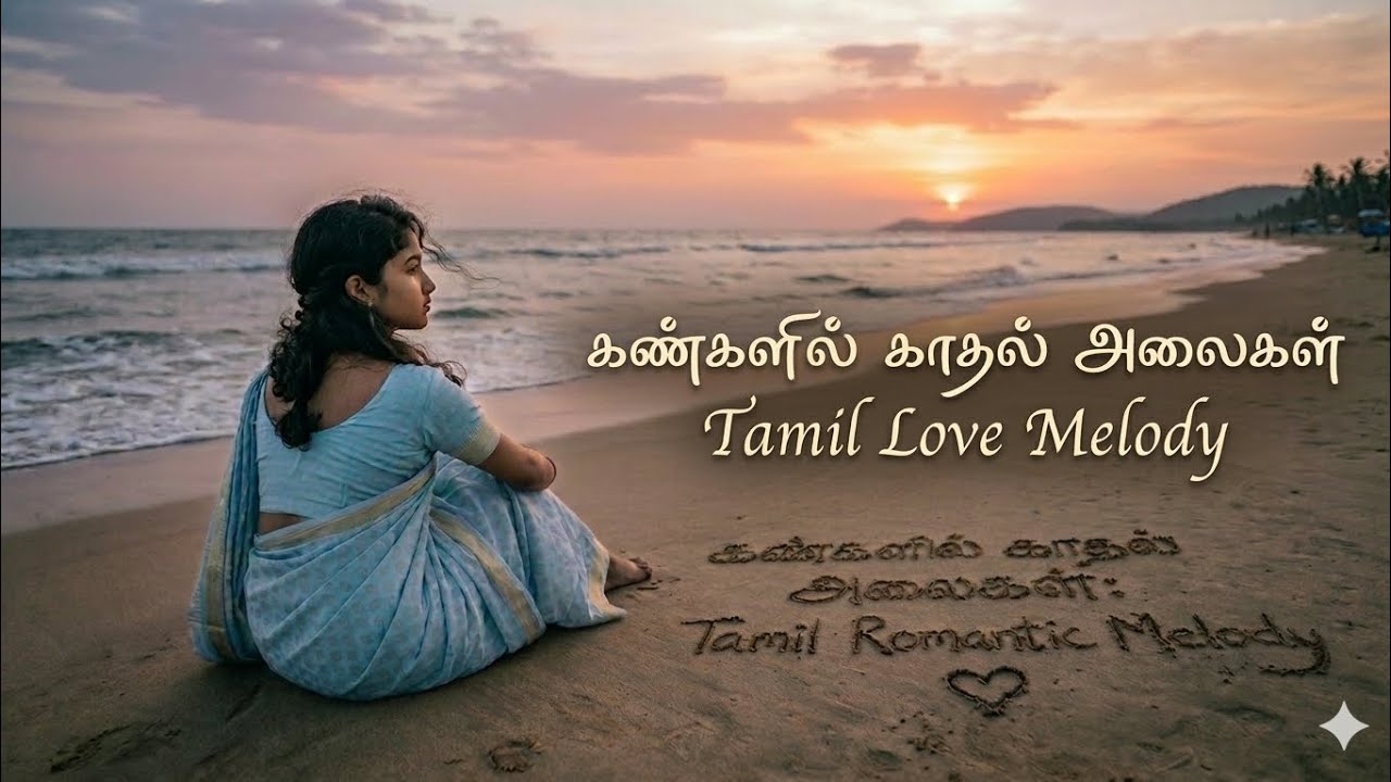 கண்களில் காதல் அலைகள் 🌊❤️ | Tamil Romantic Melody