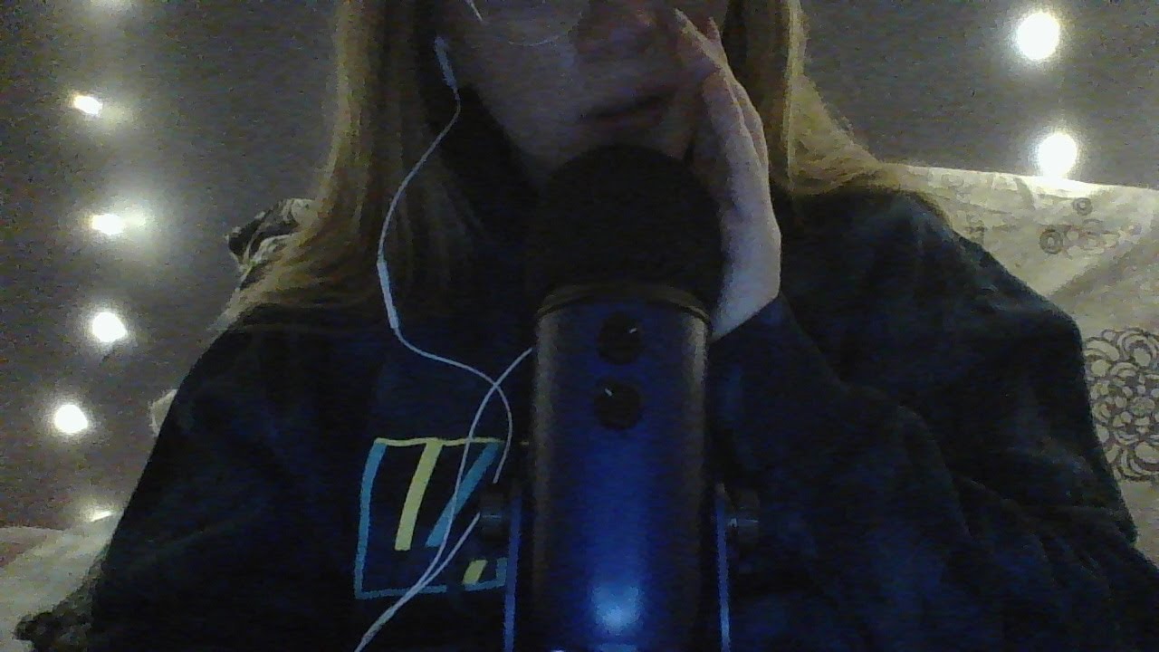 up close inaudible whisper ramble with hand movements pt 3 lofi ASMR/ blue yeti!