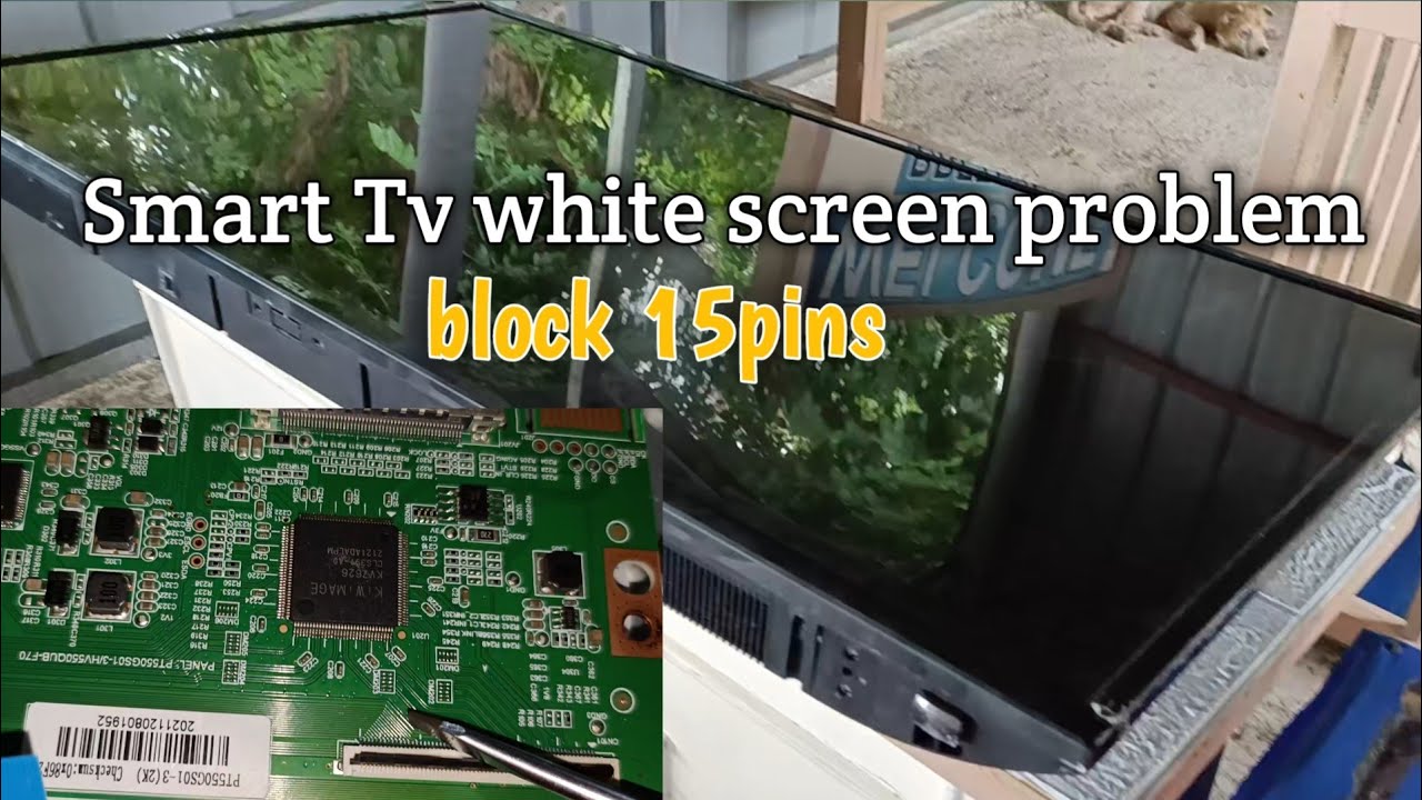 Smart tv may power walang display, how to repair step by step Gell 60