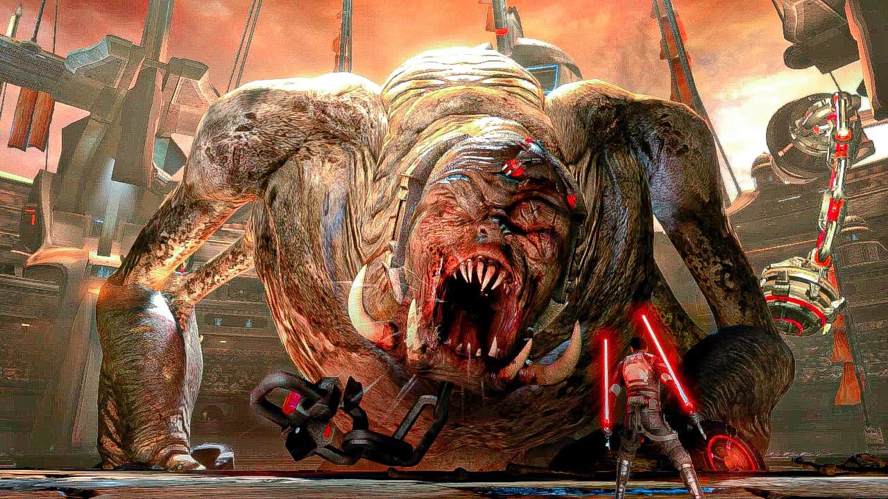 Star Wars The Force Unleashed I & II - All Boss Fights GAMEPLAY with Cutscenes [1440p60]