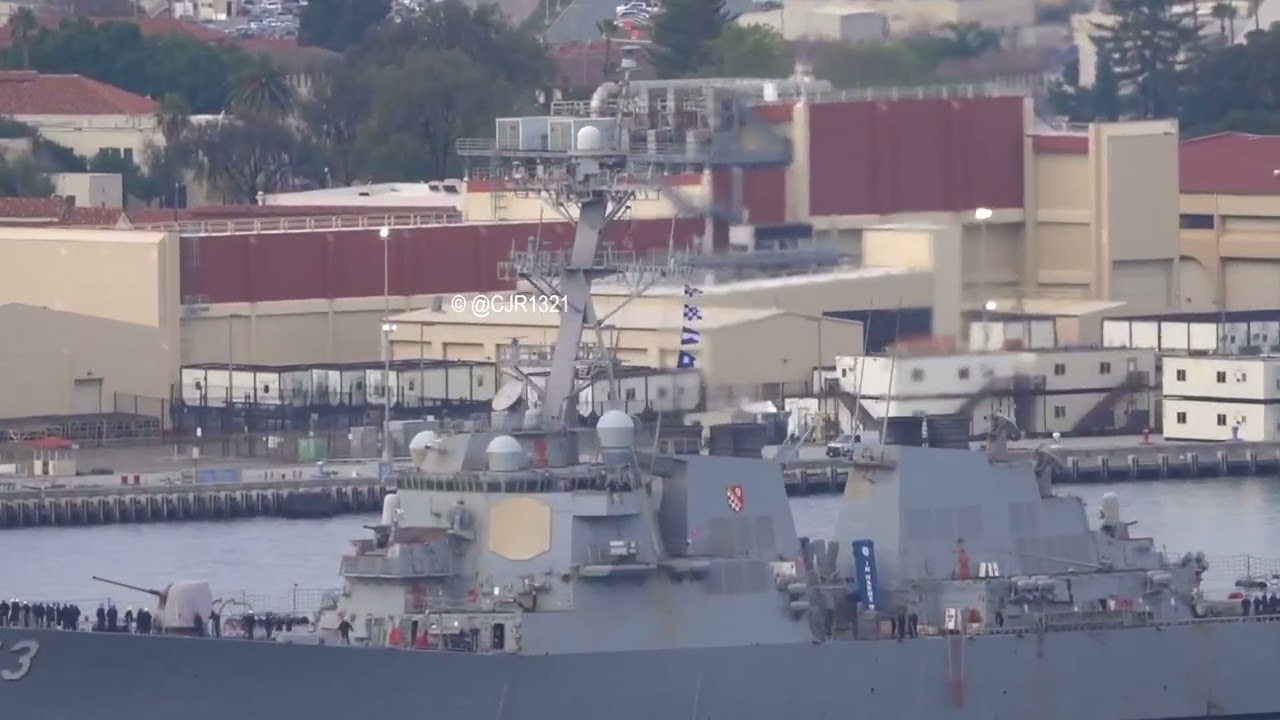 USS John Paul Jones (DDG 53) Inbound - January 19, 2022 - San Diego