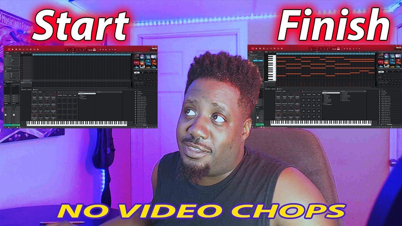 Making an entire beat from start to finish Mpc software