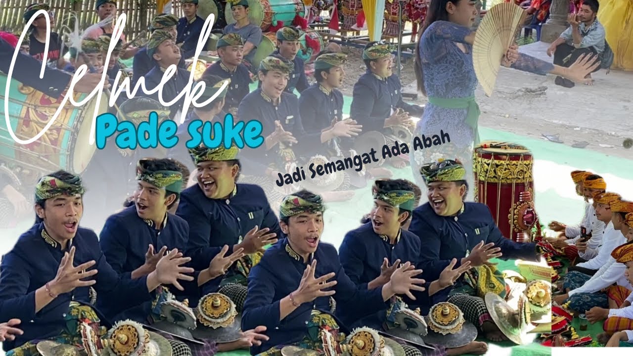 JADI SEMANGAT ADA ABAH TABUH GENDING CELMEK GENDANG BELEK PADE SUKE BARENG SEMETON MGDM LIVE LANDAH