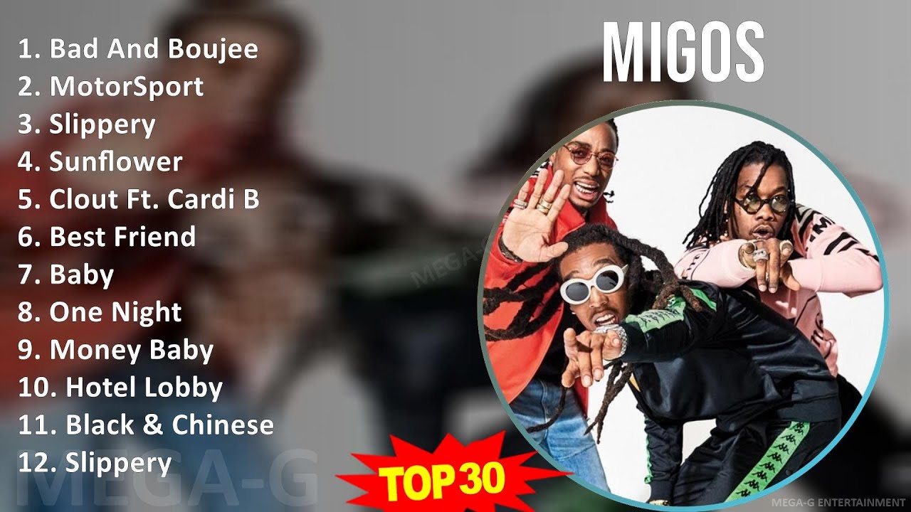 M i g o s MIX Playlist ~ 2010s Music ~ Top Rap, Southern Rap, Trap (Rap) Music