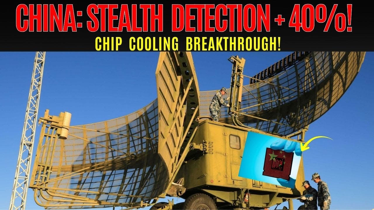 China’s Supercooled Radar Chips Boost Stealth Aircraft Detection by 40%!