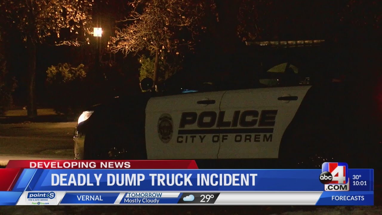 Man killed in dump truck accident
