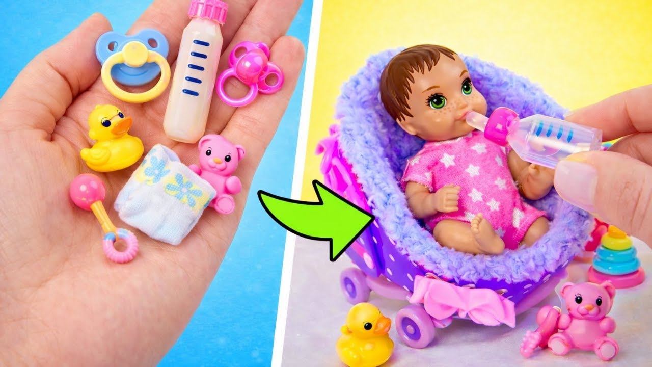 Самые Милые Вещи для Куклы Малыша! 🍼👶 Простые Мини DIY