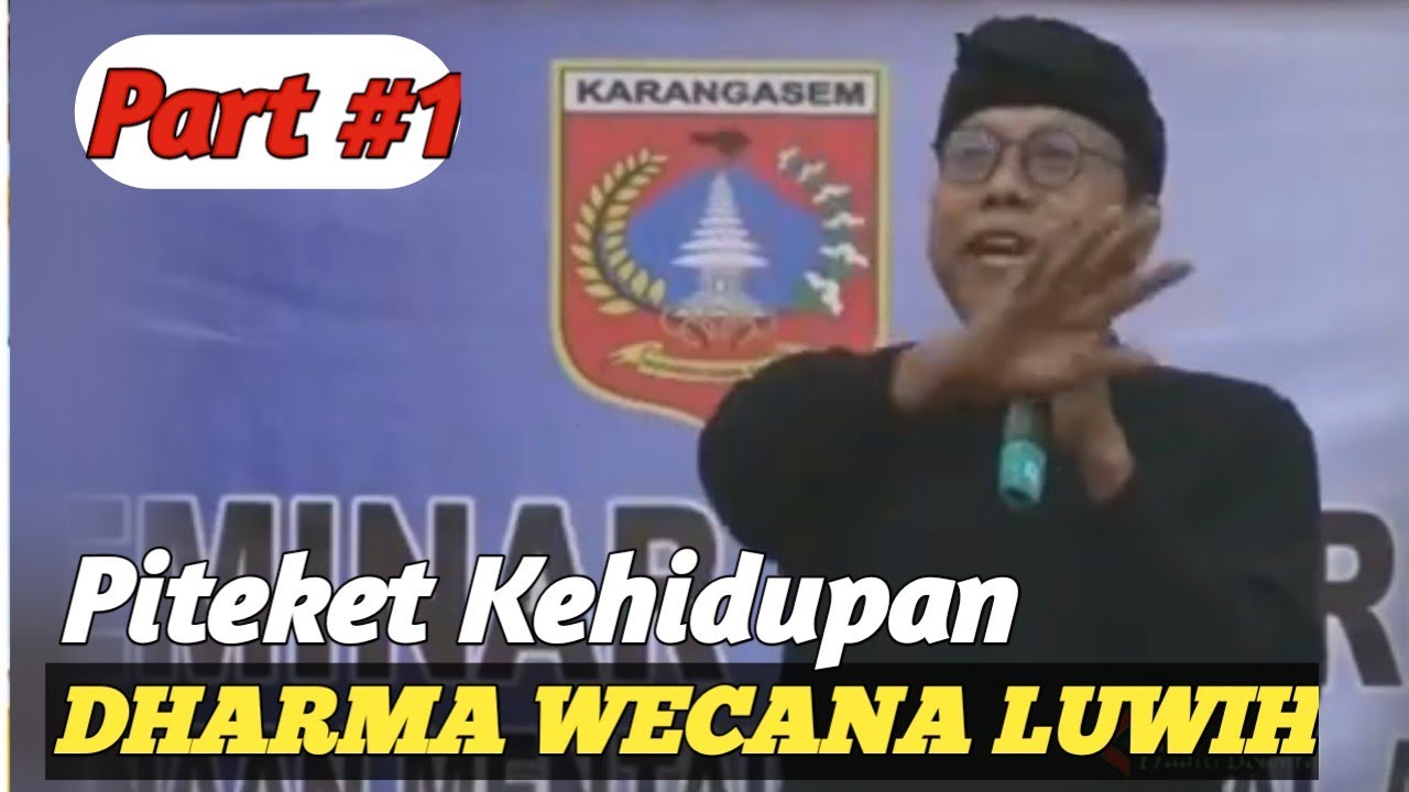Dharma Wecana Luwih dibumbui Kelucuan Khas Jro Dalang