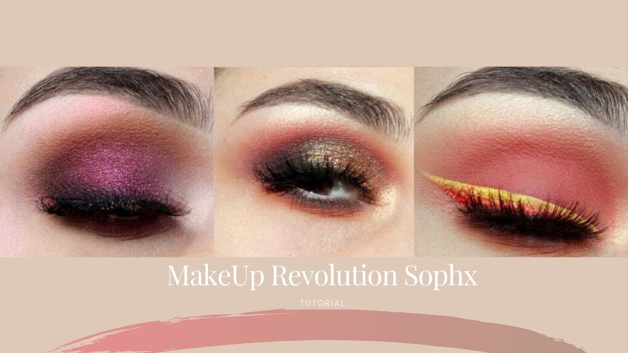 MAKEUP REVOLUTION SOPHX PALETTE | 3 looks