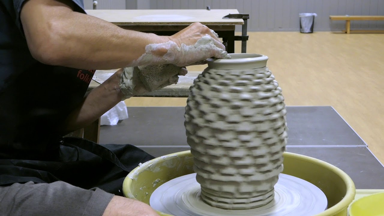 Demonstration with Shozo Michikawa at Leksands folkhögskola (Art College) 15th of July 2018