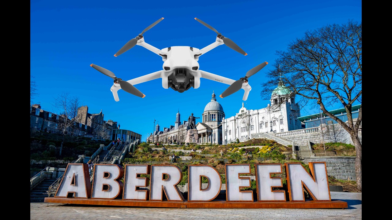 Aberdeen - The Granite City - DJI Mini 3 drone footage