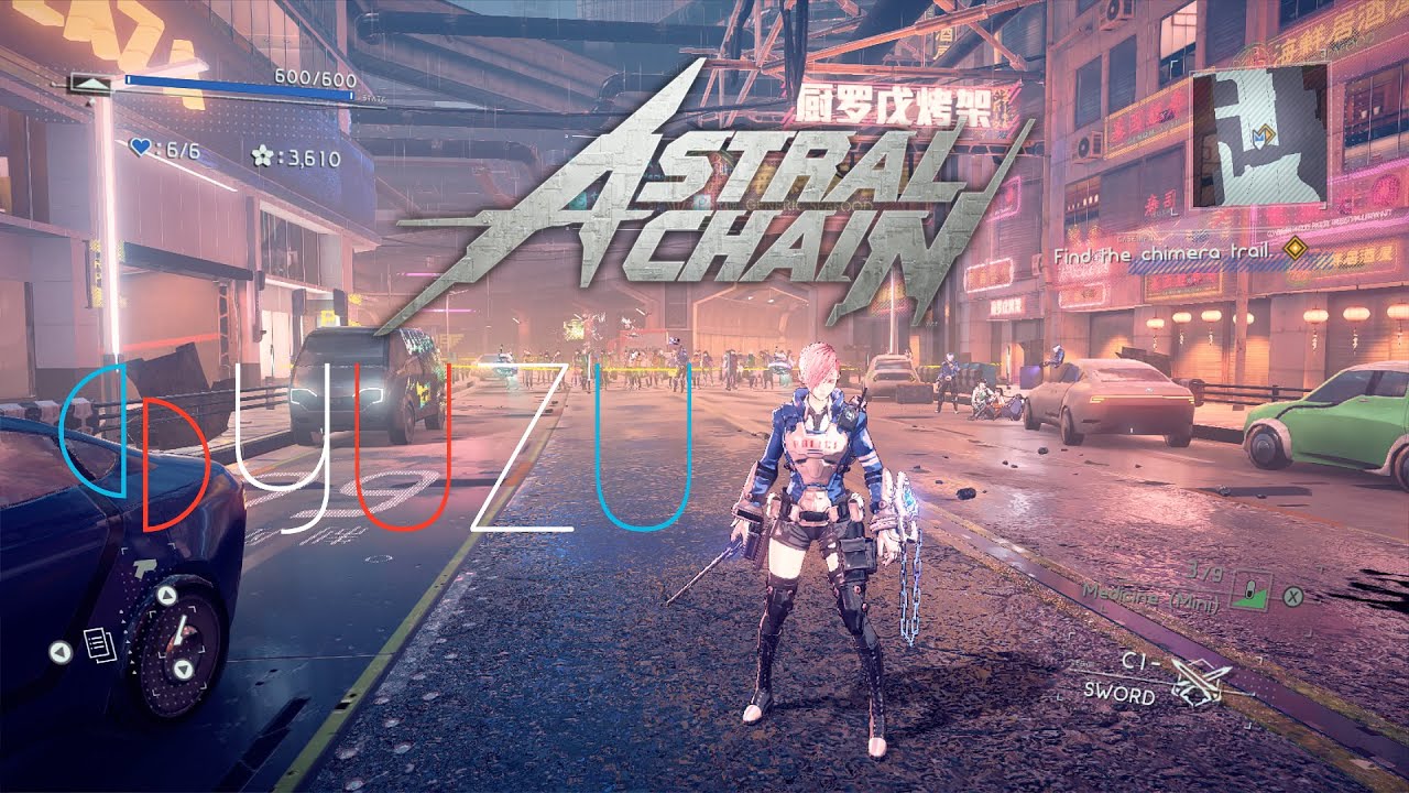 Yuzu EA 1221 | Astral Chain HD | Switch Emulator Gameplay