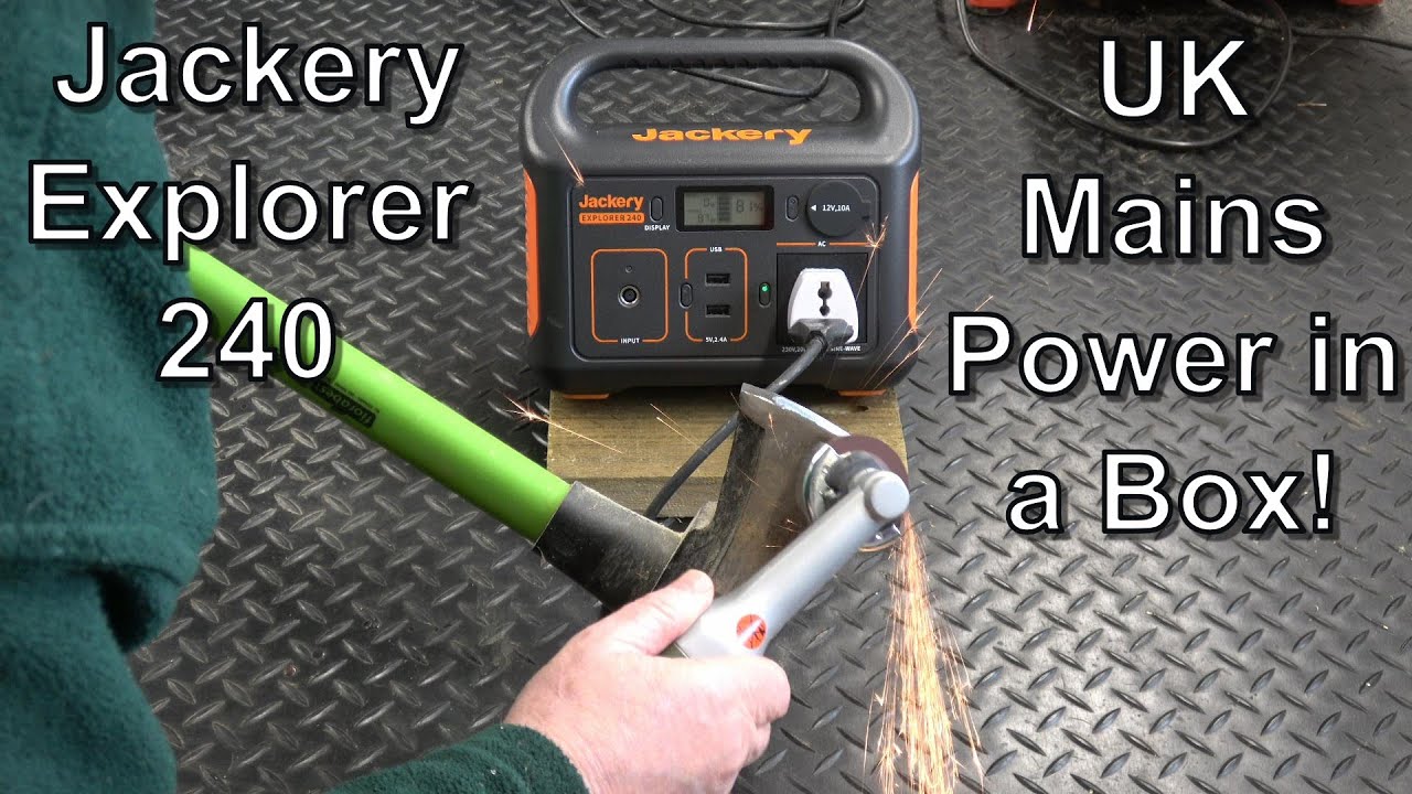UK Version - Jackery Explorer 240 Power Station! Carry a 230v/USB/12v Power Supply in a Small Box!