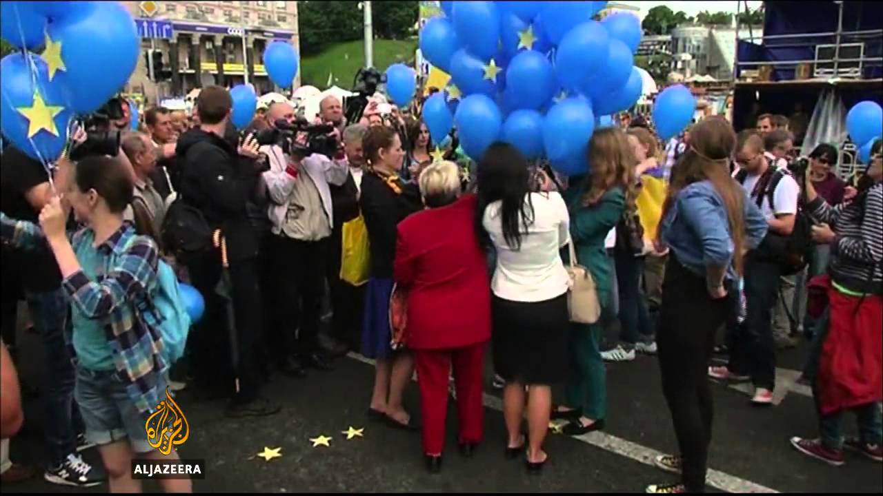 Ukraine signs EU trade deal