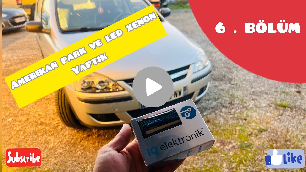 CORSA'YA AMERİKAN PARK MODÜLÜ VE SİSLERE LED XENON TAKTIK (6.BÖLÜM)