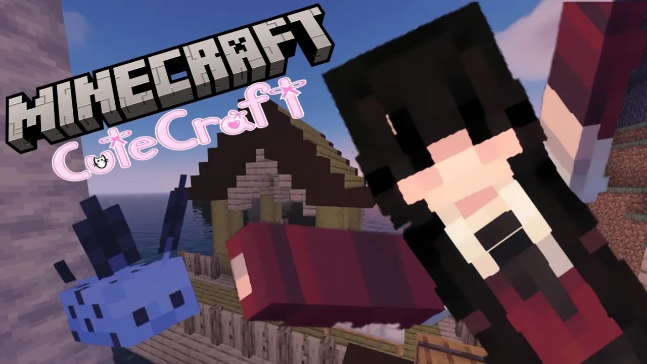 | fishing dock! | ep 10 | minecraft cutecraft |