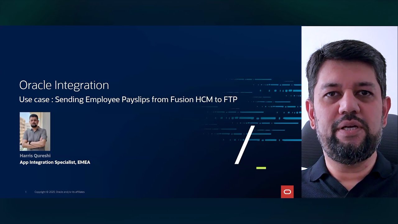 Oracle Integration - Sending Employee Payslips from Fusion HCM to FTP