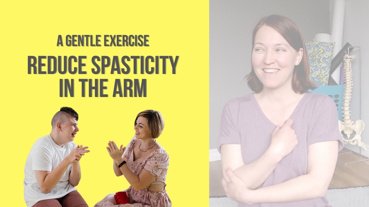 Try this gentle exercise to reduce spasticity in the arm (for adults with cp)