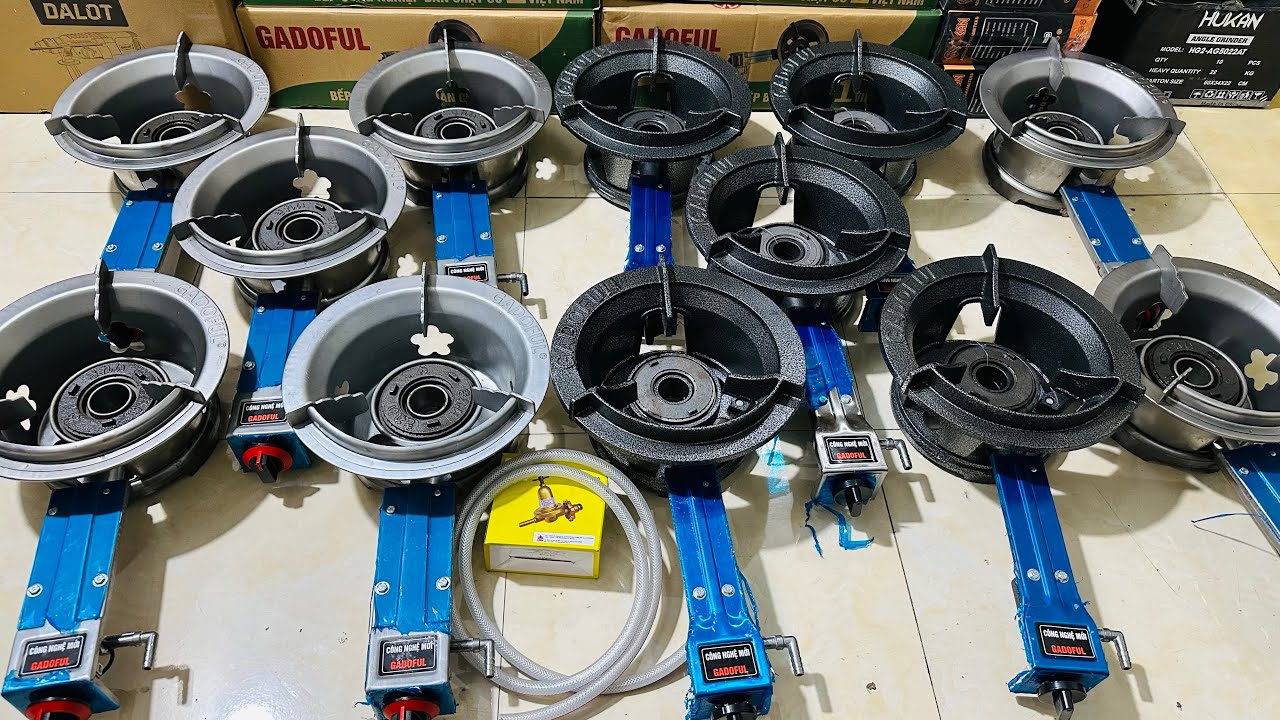 Bếp Gas công nghiệp Inox, bếp Gas công nghiệp sơn tĩnh điện giá Rẻ