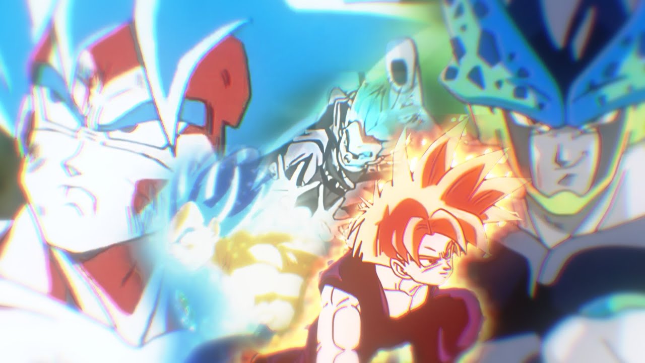 Goku, Vegeta, Gohan & Trunks vs SSJB Cell