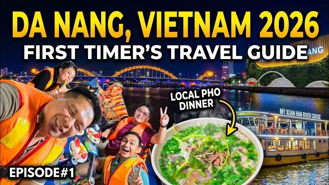 DA NANG VIETNAM Travel Guide 2026: Manila to Da Nang | Han River Cruise & Local Pho | Ep 1