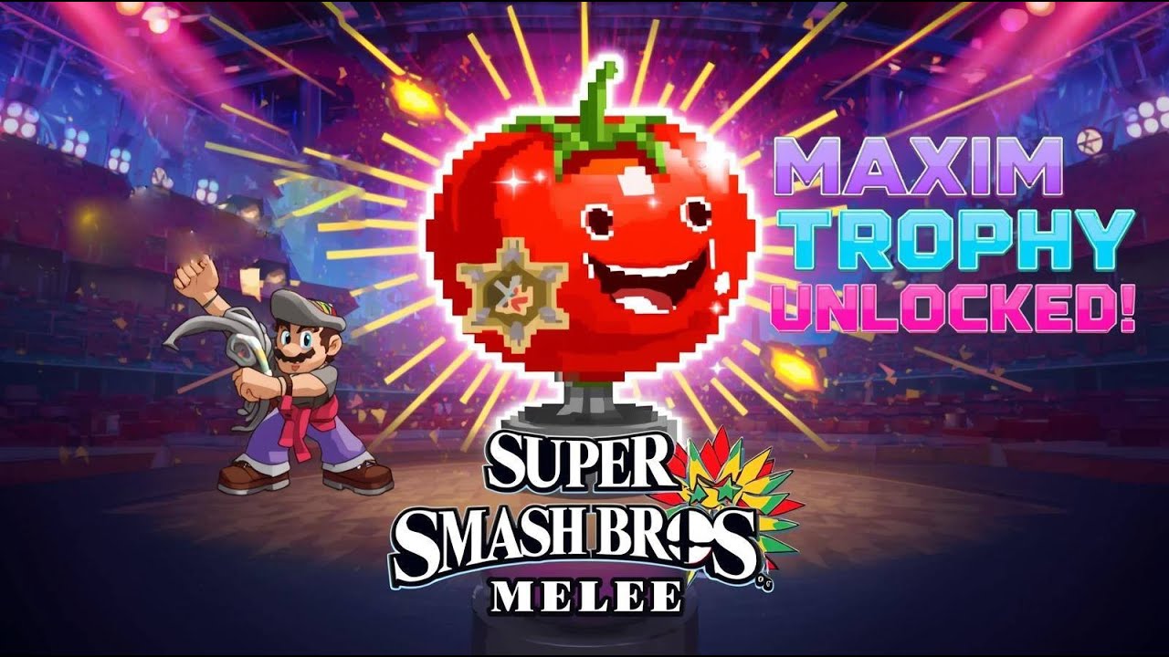 Daredevil Unlocks the MAXIM Tomato Trophy in Super Smash Bros Melee! RetroArch GameCube DualSense