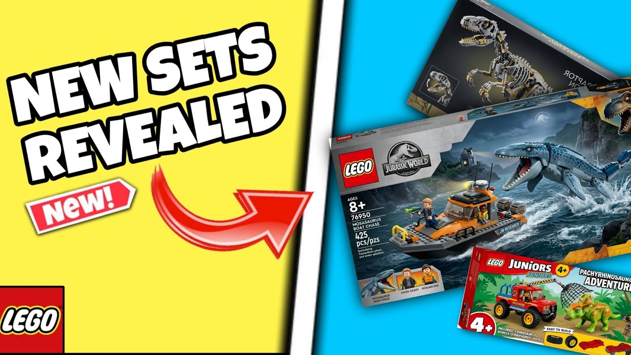 НОВЫЕ ДИНОЗАВРЫ! Прогнозы по набору Lego Jurassic World 2026...