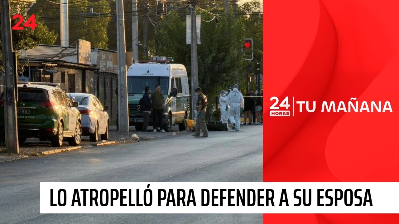 Para defender a su esposa de asalto: hombre atropella y mata a delincuente en Maipú | 24 Horas