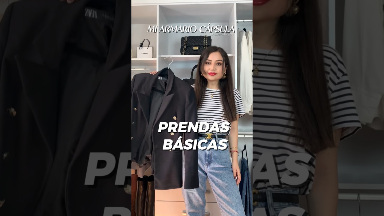 ARMARIO C&Aacute;PSULA 🤍✨👚 PRENDAS B&Aacute;SICAS PARA TU CLOSET