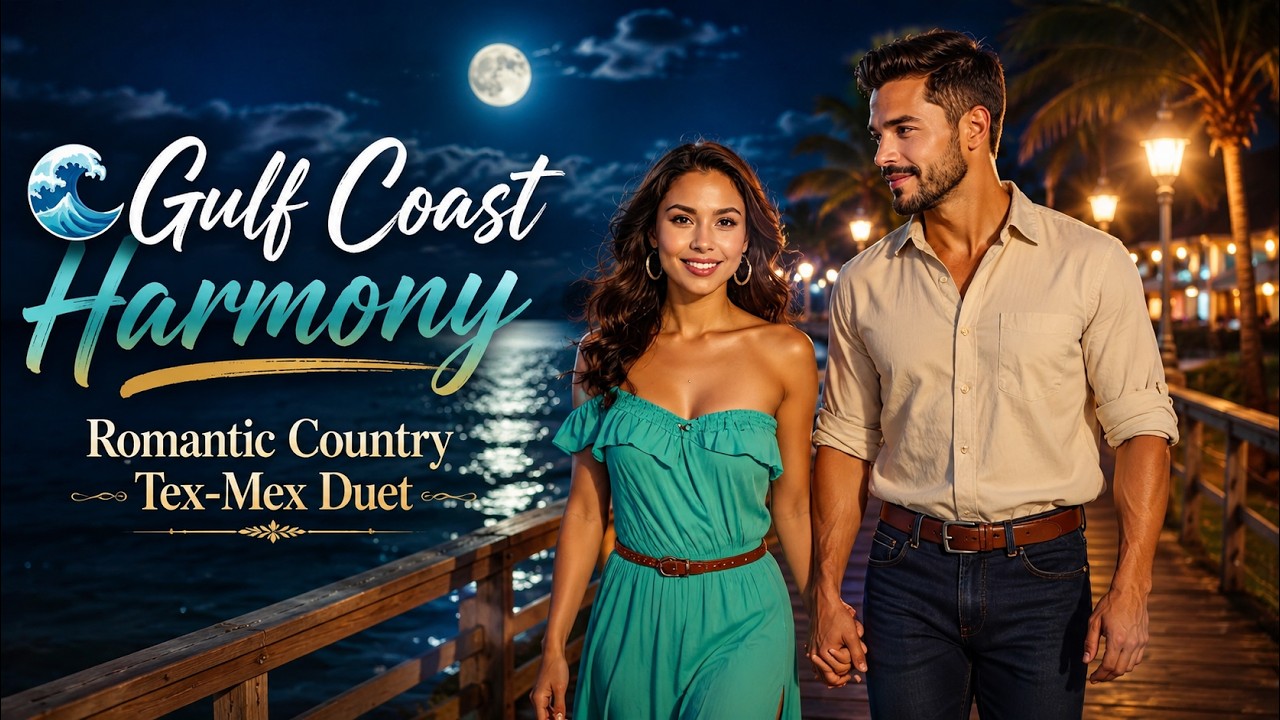 🌊 Gulf Coast Harmony &ndash; Romantic Country Tex-Mex Duet | Steel Guitar Love Song