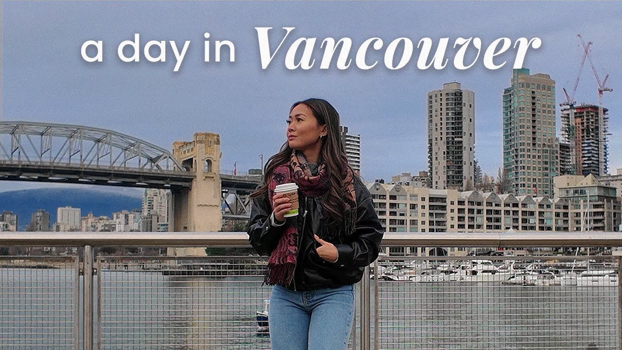 solo date in Vancouver vlog | exploring Granville Island & winter in Canada
