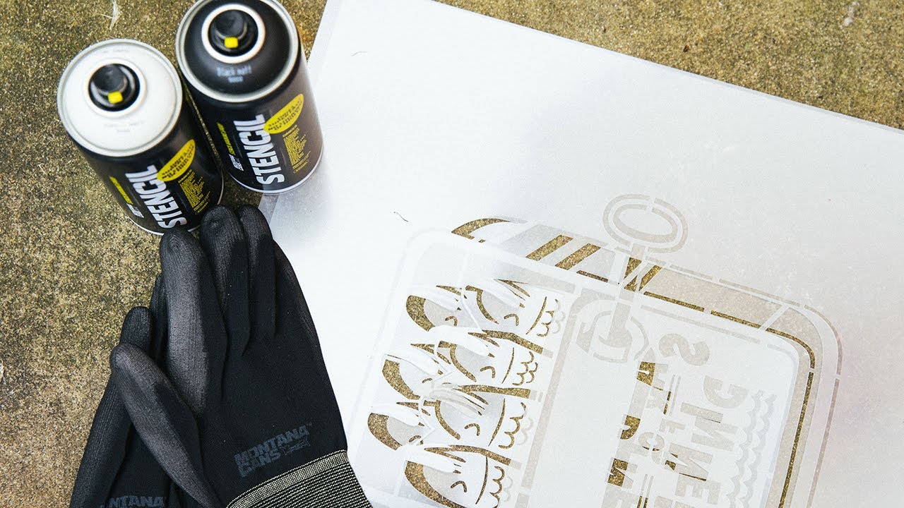 How to use Montana STENCIL Spray❗