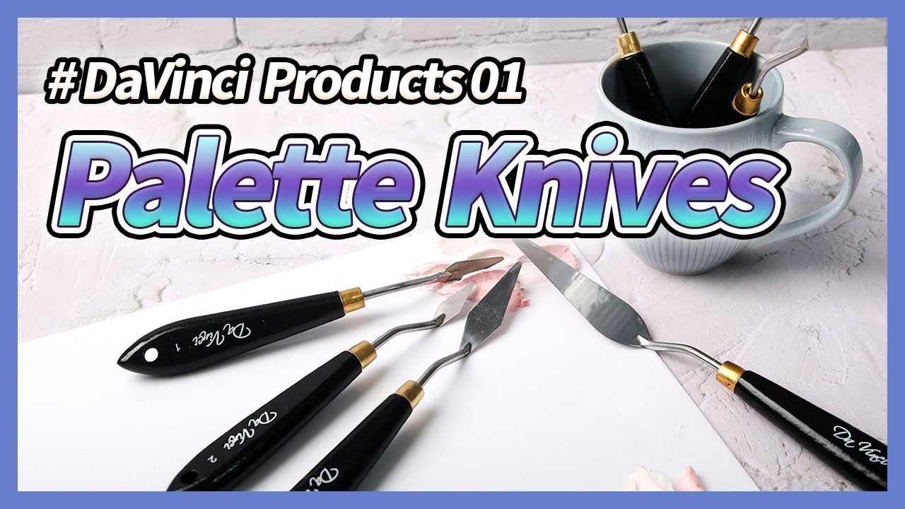 [ENG] DaVinci Sculpture Palette Knives 스컬프쳐페인팅 나이프를 소개합니다. MijunLee DaVinci Products 01 PastelCraft