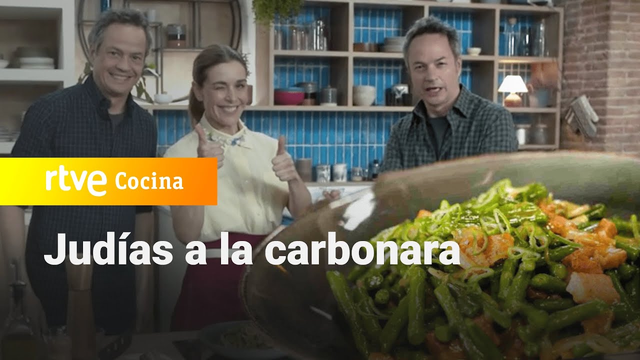 Judías a la carbonara - Menudos Torres | RTVE Cocina