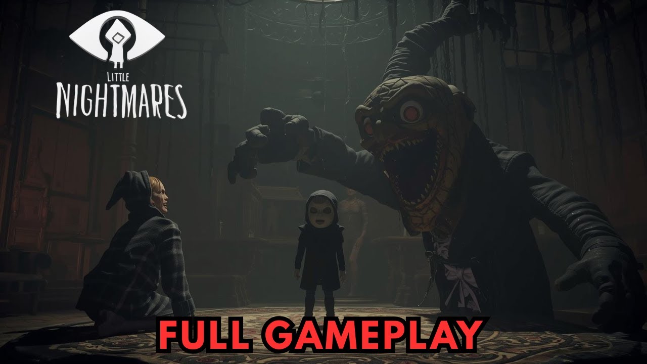Little Nightmares Full Gameplay Walkthrough (No Commentary) | All Bosses & Ending