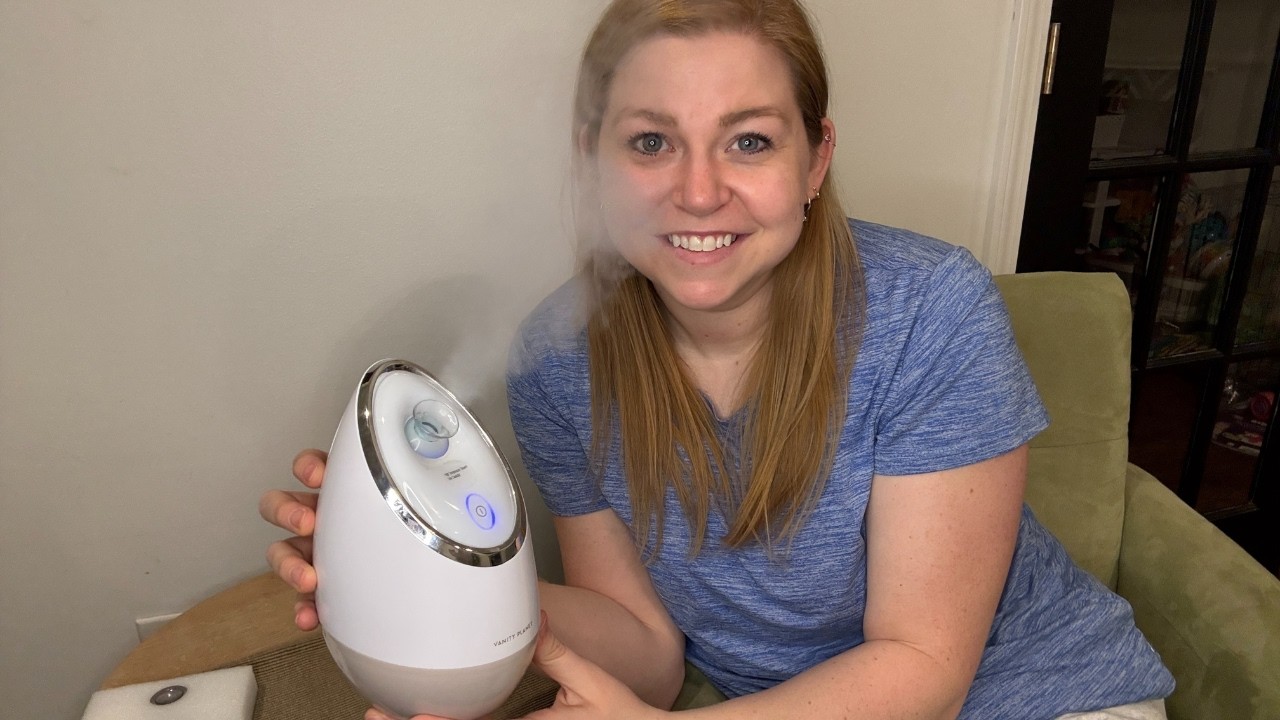 Vanity Planet Aira Ionic Facial Steamer - Detoxifies and Moisturizes | See it in action!