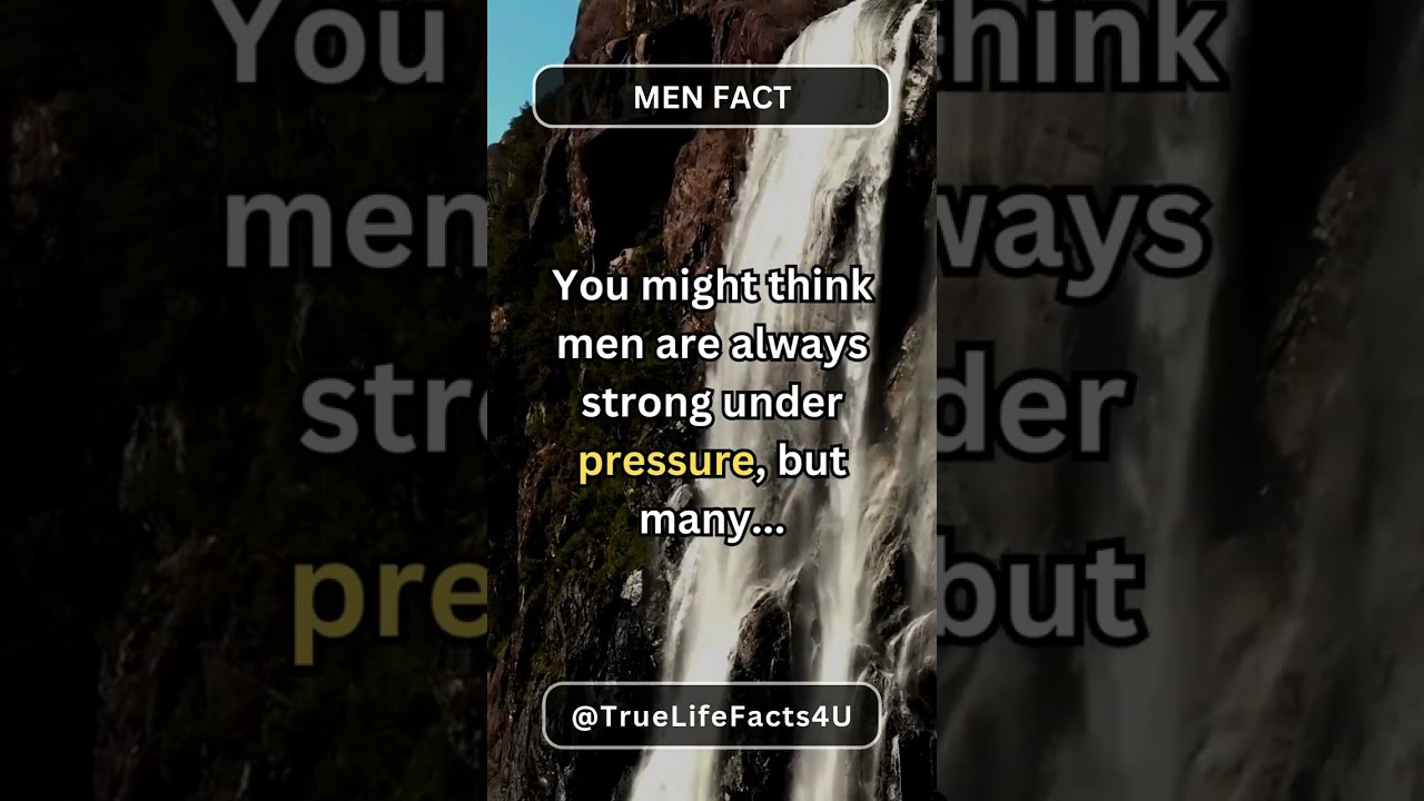 You might think men are always strong under pressure, but many...  #motivation #psychology