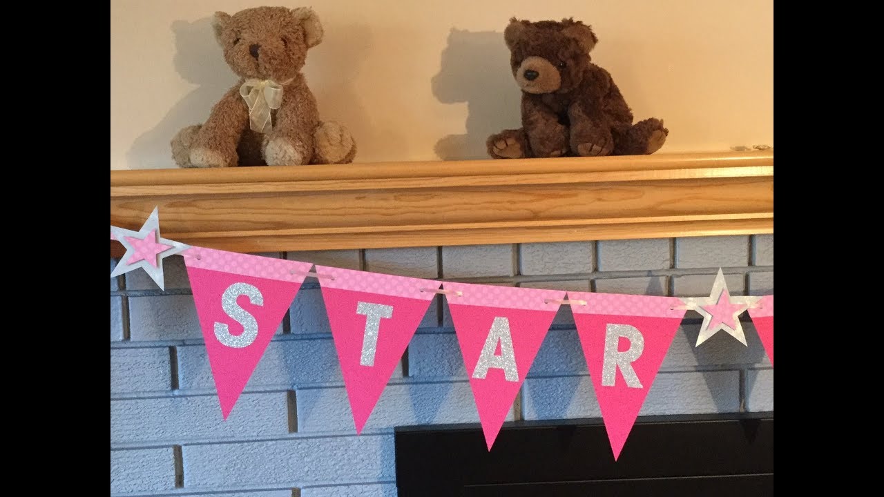 HOW TO MAKE A PAPER BANNER - BUNTING FOR ANY OCCASION