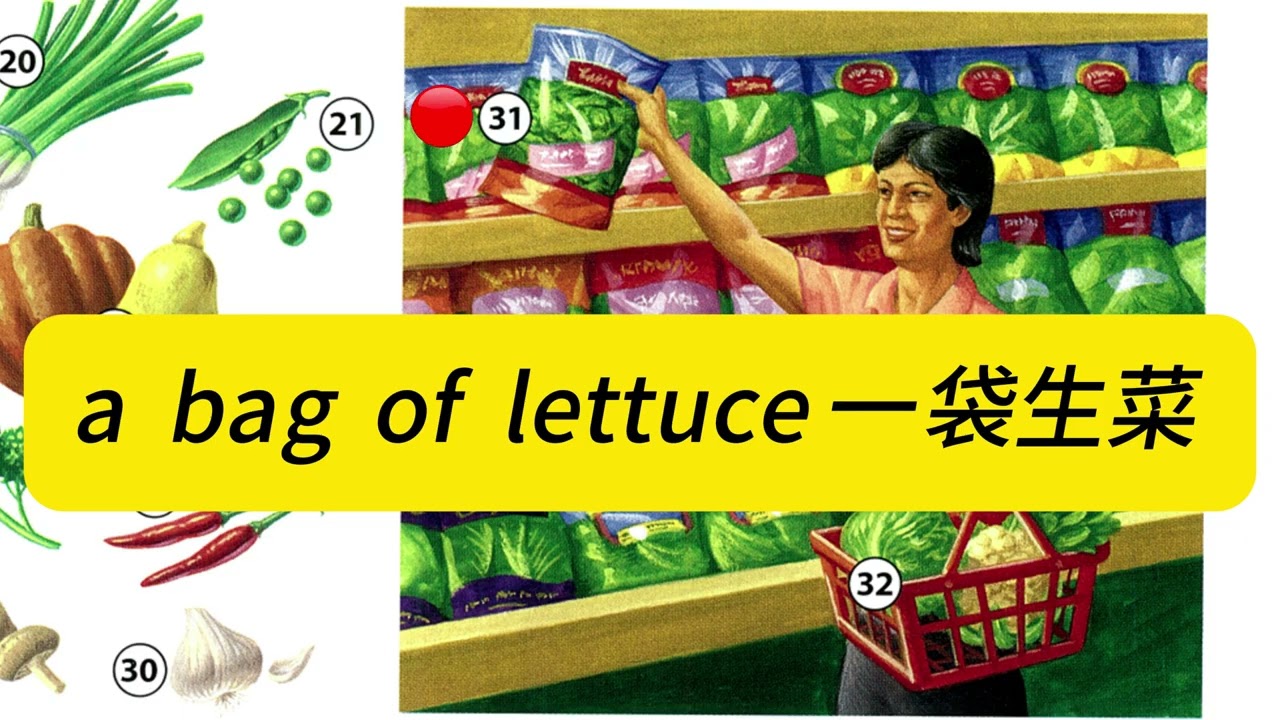 Oxford Picture Dictionary -page69-70 Vegetables蔬菜 Meat and Poultry肉类和家禽 page69-70