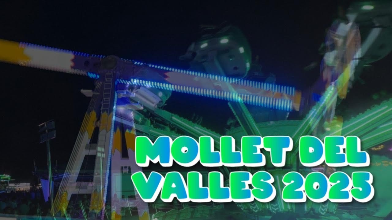 Recorrido por la FERIA DE ATRACCIONES de MOLLET DEL VALLÈS 2025 🎠