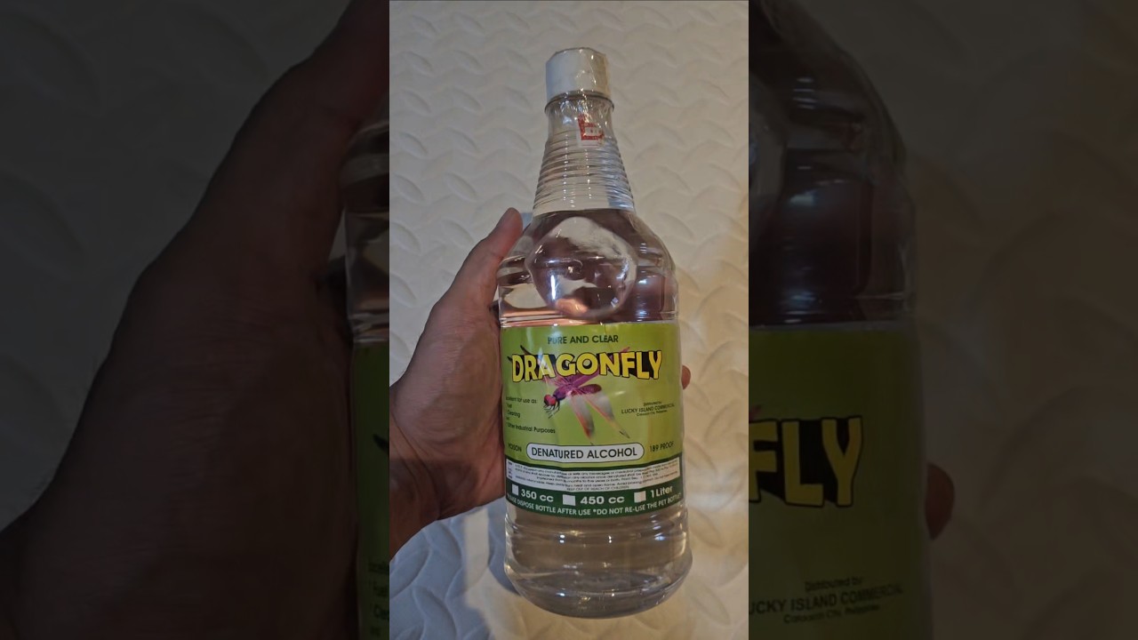 P120/liter only! 🔬 Dragon Fly Denatured Alcohol The Best Solution for Labs, Classrooms & Camping! ⛺🔥
