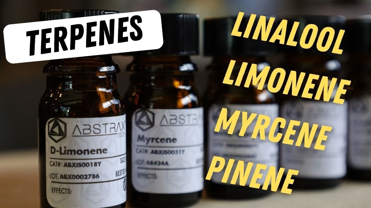 Linalool, Limonene, Beta-caryophyllene, and Myrcene.  What are Terpenes?