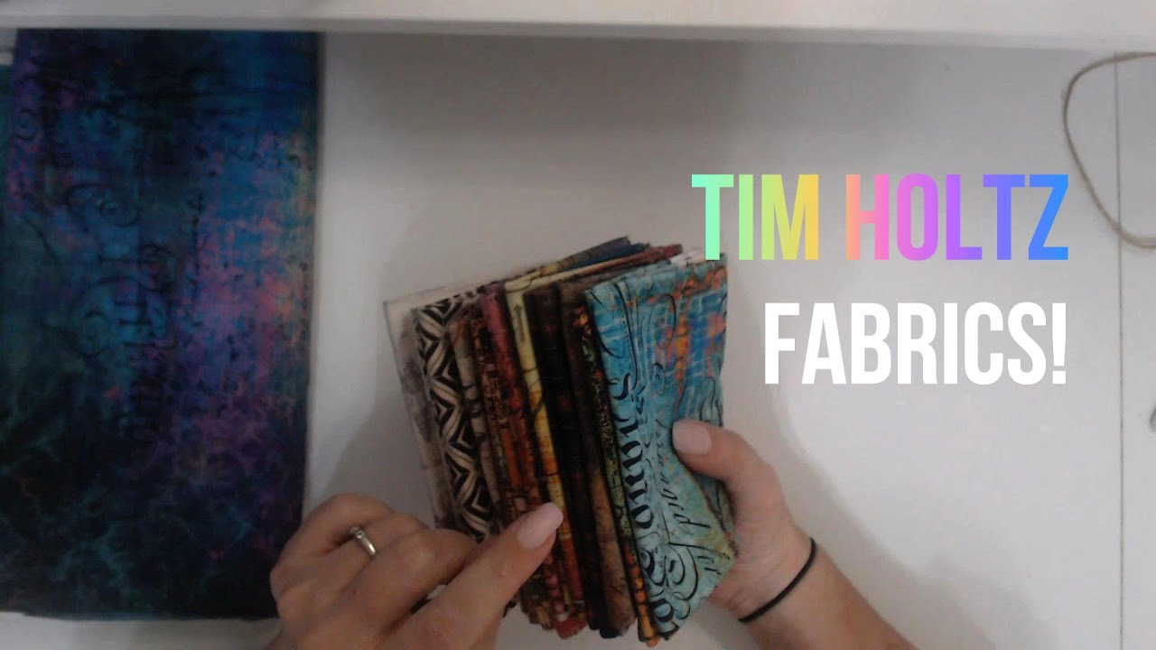 Tim Holtz Fabric Haul and Review Junk Journaling