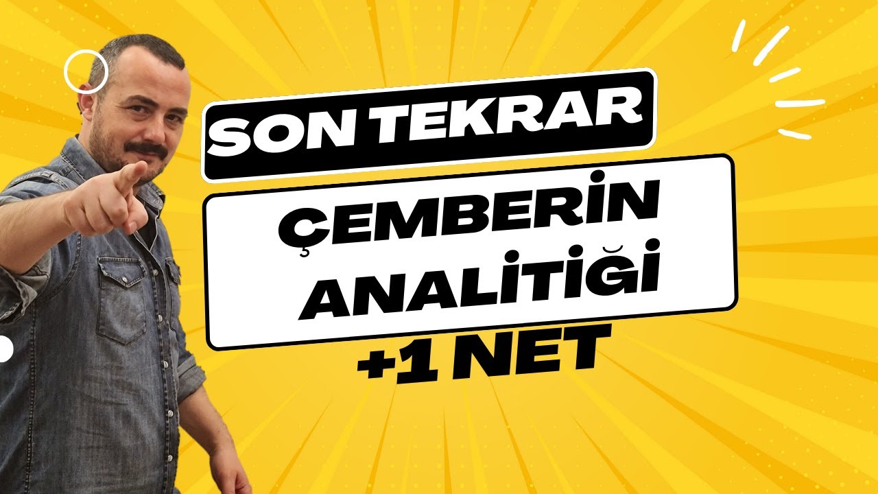 ÇEMBER ANALİTİĞİ SON TEKRAR - +1 NET