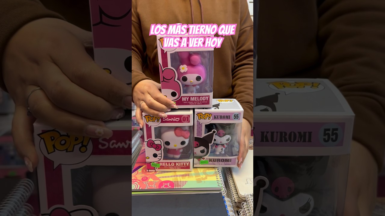 Lo m&aacute;s tierno que vas a ver hoy! Funko pop de personajes de san r&iacute;o #cute #curiosidades #accesorios