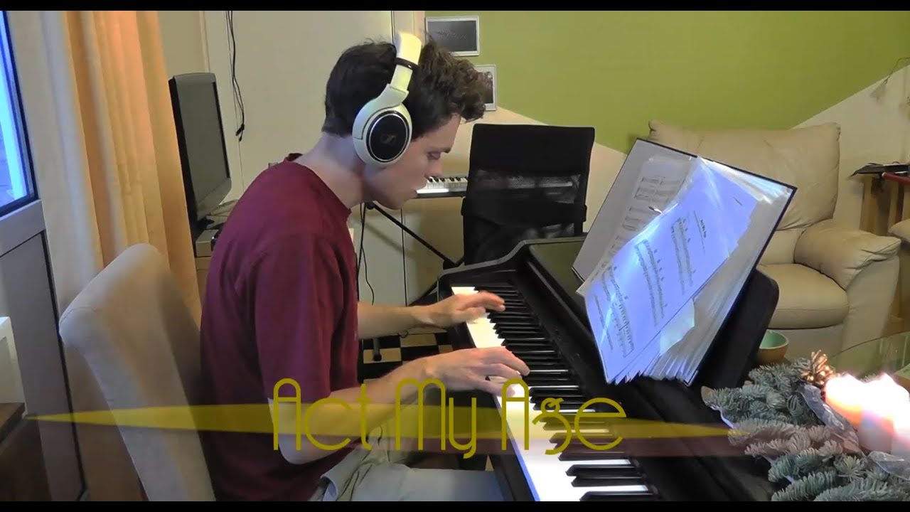 One Direction - Act My Age - Piano Cover - Slower Ballad Cover