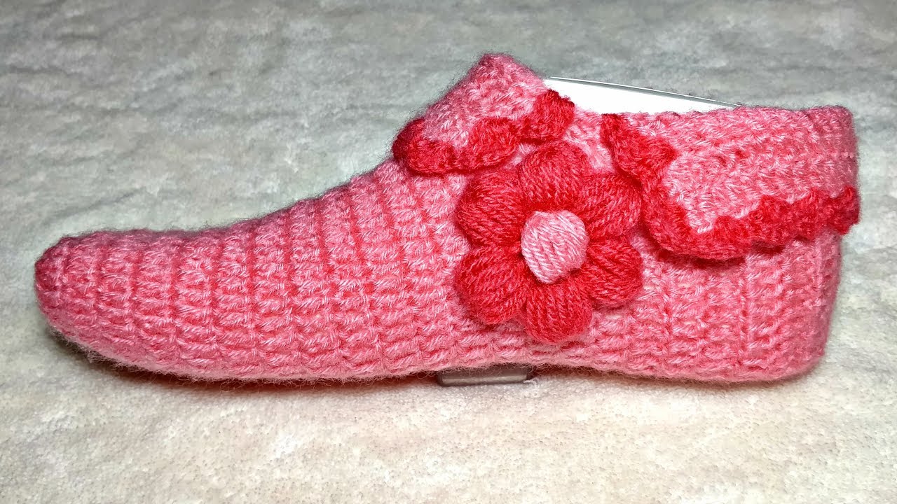 How to Crochet Woollen Socks #2