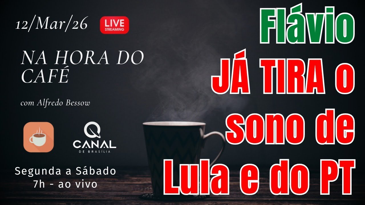 [12/03/2026] Flávio JÁ TIRA o sono de Lula - TV