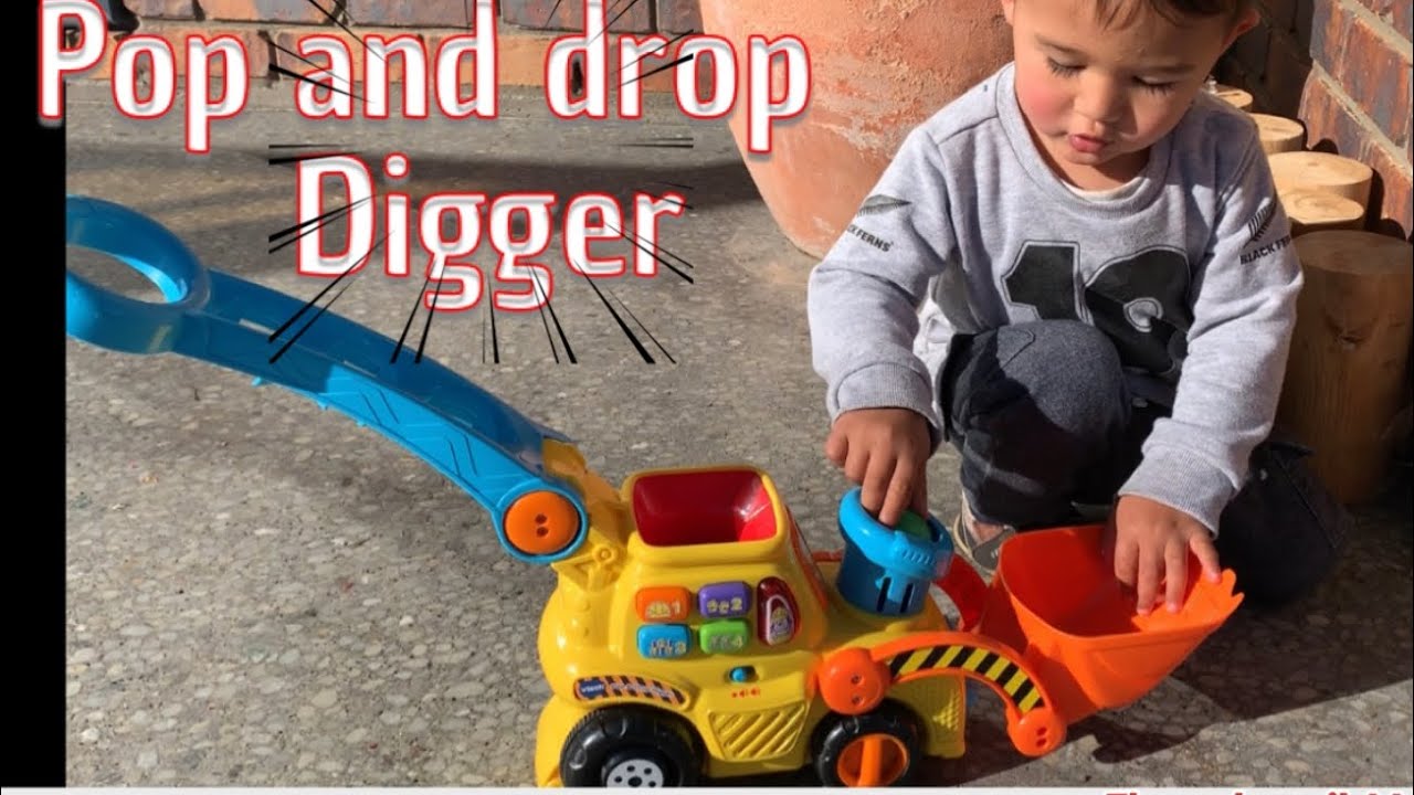 Pop a Balls Push & POP Bulldozer From Vtech