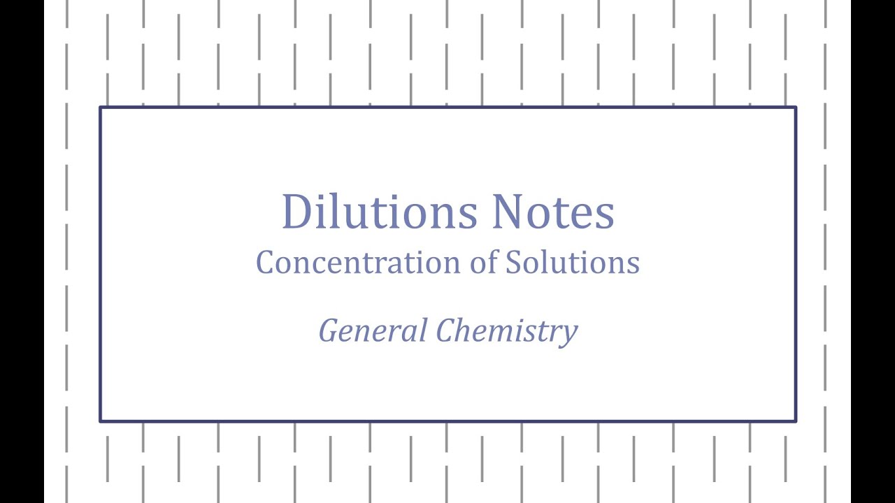 Dilution Notes (online)